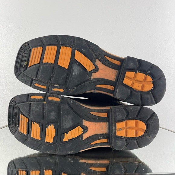 !SOLD! ARIAT Mens Brown Leather WorkHog Waterproof Western Cowboy Work Boots - Picture 12 of 14